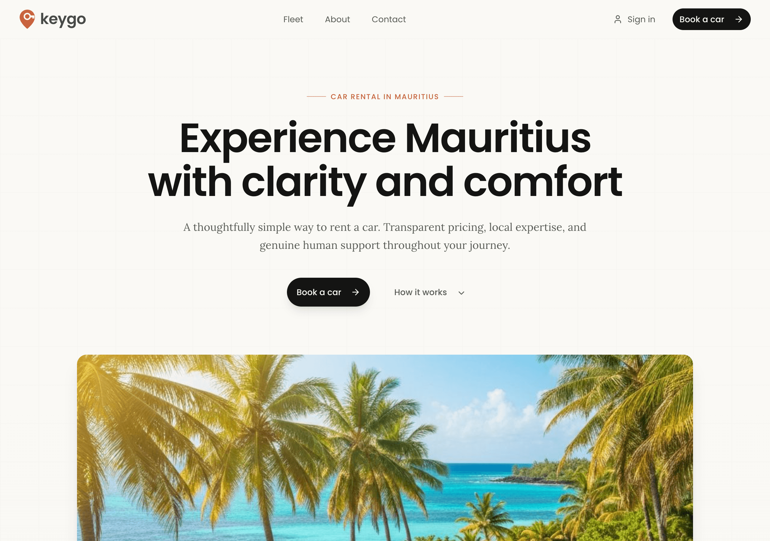 KeyGo website screenshot